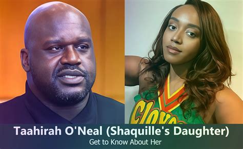 shaquille o'neal's daughter taahirah o'neal.